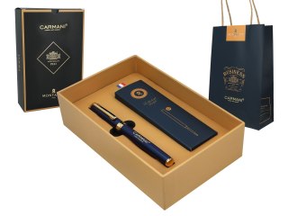 Pióro kulkowe z nabojami, granatowe