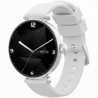 Smartwatch Gravity Srebrno Biały 2 Paski GT26-8