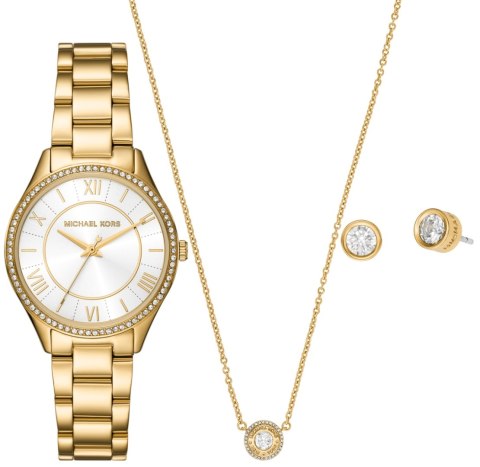 Zegarek Damski Michael Kors Lauryn + biżuteria MK4849SET + BOX
