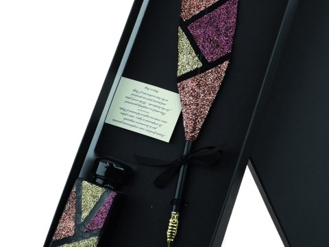 Zestaw piśmienniczy - Pióro ze stalówką i tuszem, Rio