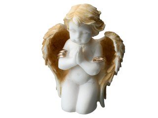 Aniołek modlący się -alabaster grecki