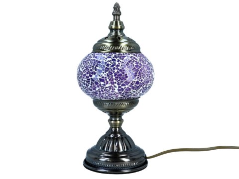 Lampa stołowa - klosz pojedynczy, wielokolorowy