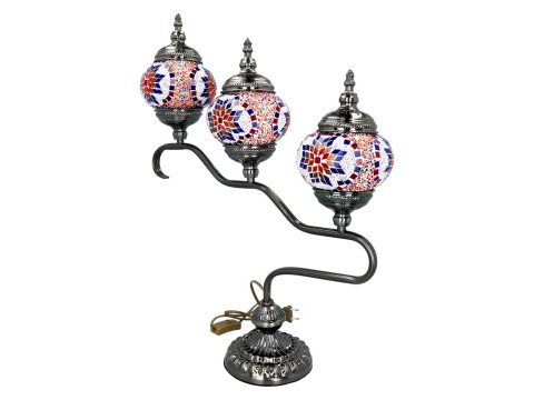 Lampa stołowa - klosz pojedynczy, wielokolorowy