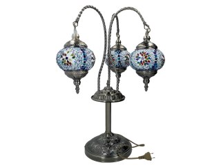 Lampa stołowa - trzy klosze, wielokolorowy