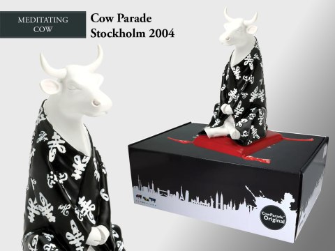 CowParade Meditating Cow, Stockholm 2004, autor: Jan Edlund