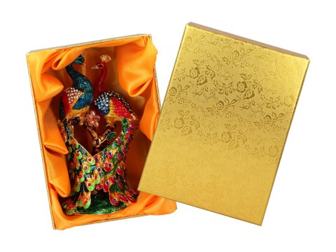 Kasetka metalowa - pawie