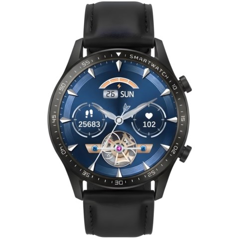 Smartwatch Gravity Czarny 2 Paski GT10-2