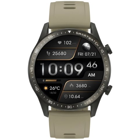 Smartwatch Gravity Czarny 2 Paski GT10-2