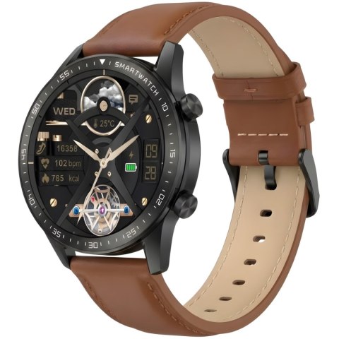 Smartwatch Gravity Czarny 2 Paski GT10-4