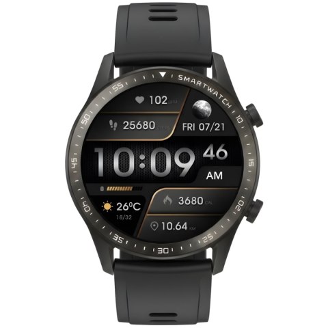Smartwatch Gravity Czarny 2 Paski GT10-4