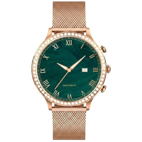 Smartwatch Gravity Różowe Złoto Pasek i Bransoleta GT5-8