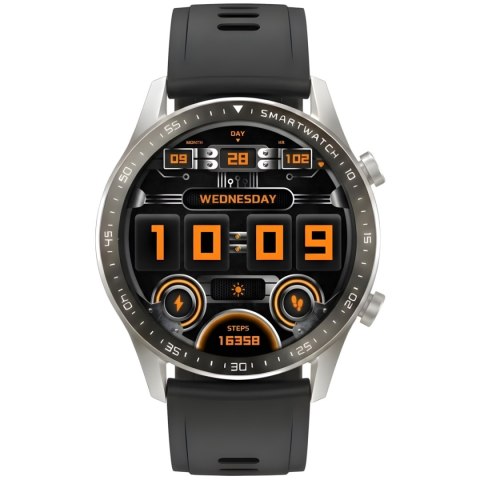 Smartwatch Gravity Srebrny Bransoleta + Pasek GT10-6
