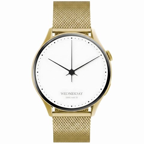 Smartwatch Gravity Złoty Pasek + Bransoleta GT11-4