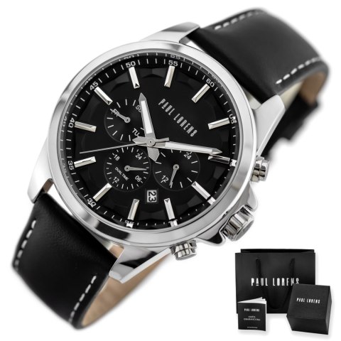 ZEGAREK MĘSKI PAUL LORENS - PL20010A-1A1 (zg379a) + BOX