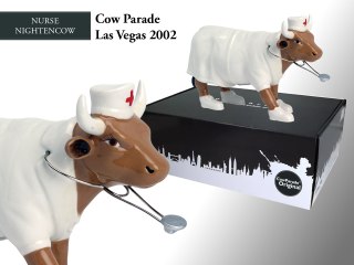 CowParade Nurse Nightencow, Las Vegas 2002 autor: A. Fedevich & M. Kiovatch