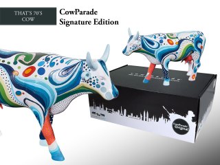 CowParade Signature Edition, That`s 70`s Cow, autor: Henric Kihlstrom
