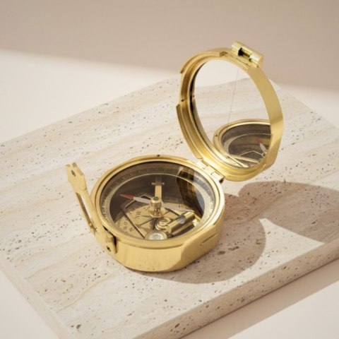 Mosiężny Kompas Brunton - Kompas dla Inżyniera - CB5A