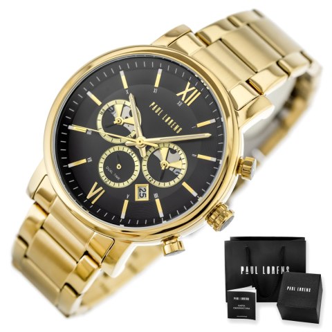 ZEGAREK MĘSKI PAUL LORENS - PL20017B-1D1 (zg386a) + BOX
