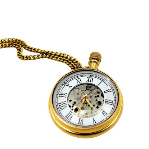 Zegarek Mechaniczny Kieszonkowy Retro - na łańcuszku - WDMA