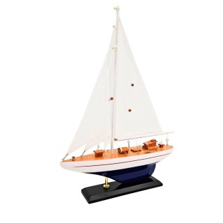 Model Jachtu Drewniany Wysokość 42cm - M1