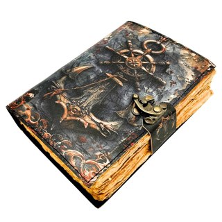 Notes Skórzany Retro Marynistyczny 200 stron - H110