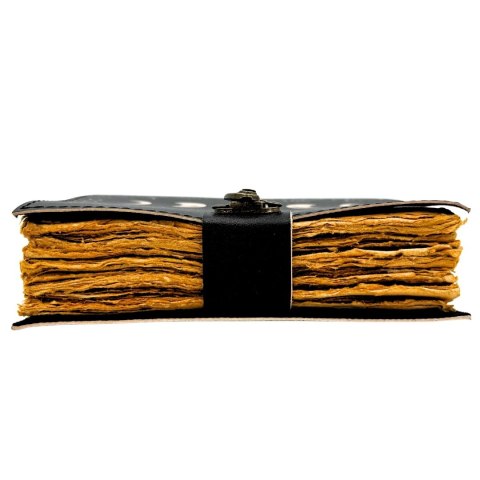 Notes Skórzany Retro z Fazami Księżyca - skóra kozia, 200 stron, papier 150 GSM - H080