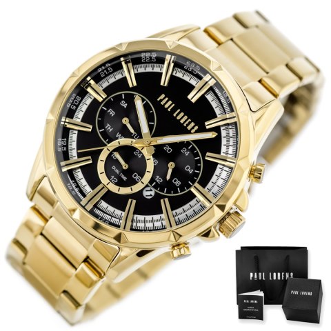 ZEGAREK MĘSKI PAUL LORENS - PL13605B-1D1 (zg359b) + BOX