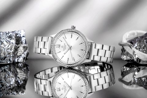 Zegarek Damski Giewont Sapphire Srebrny GW1140-B1