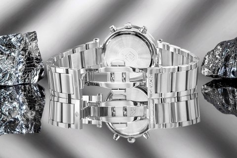 Zegarek Damski Giewont Sapphire Srebrny GW3380-B1