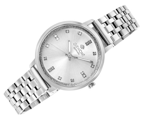 Zegarek Damski Giewont Sapphire Srebrny GW7370-B1