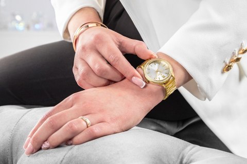 Zegarek Damski Giewont Sapphire Złoto Srebrny GW1140-B2