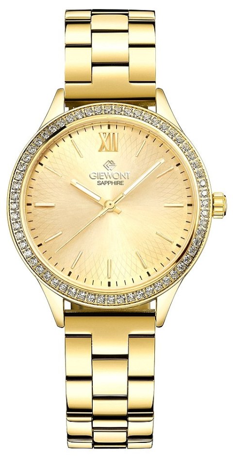 Zegarek Damski Giewont Sapphire Złoty GW1140-B3