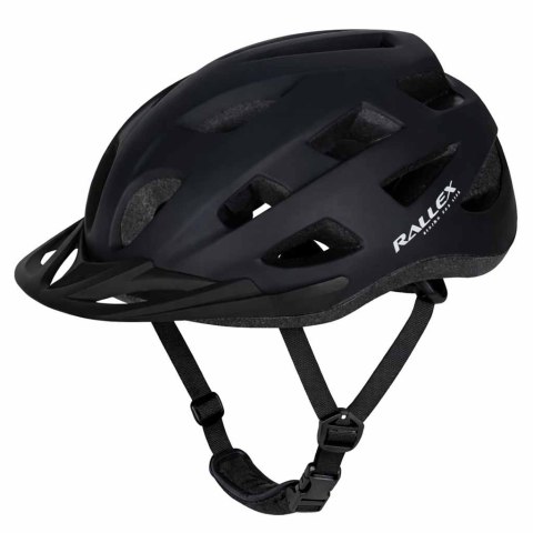 Kask rowerowy na rower RALLEX damski męski regulowany czarny L 58-62cm