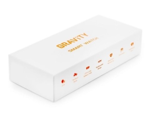 Smartwatch Gravity Różowe Złoto Szary GT36-2
