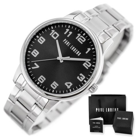 ZEGAREK MĘSKI PAUL LORENS - PL20018B-1C1 (zg388a) + BOX