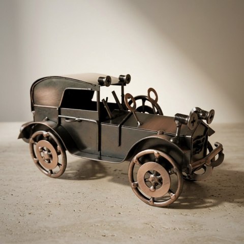 Metalowy Model Automobil Retro Samochód - Dekoracja Vintage - Q87