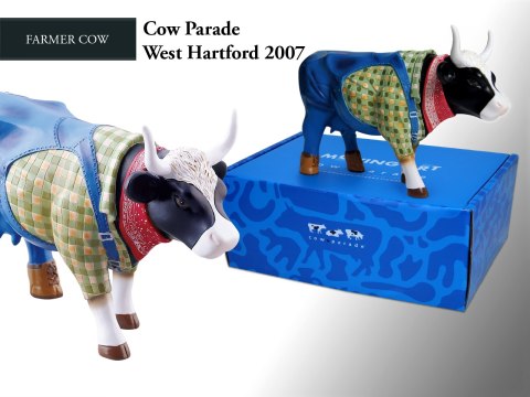 Cow Parade Farmer Cow