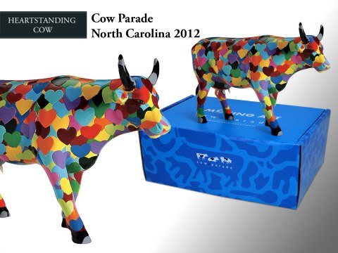 CowParade Heartstanding Cow