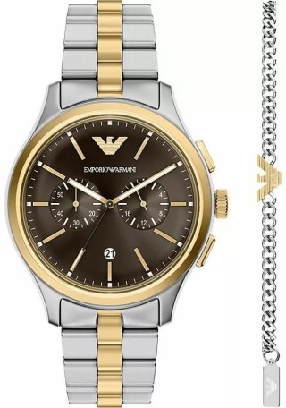 Zegarek Męski Emporio Armani Dario Chronograph AR80084SET + BOX
