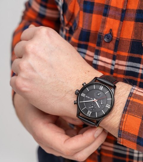 ZEGAREK MĘSKI PAUL LORENS - PL11652A6-1A3 (zg355b) + BOX