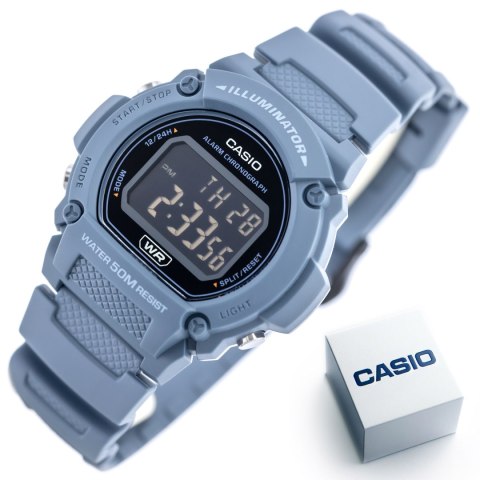 ZEGAREK MĘSKI CASIO W-219HC-2BVDF + BOX