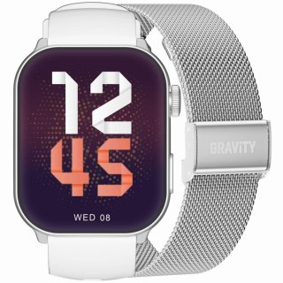 SMARTWATCH UNISEX GRAVITY GT28-10 - ROZMOWY BLUETOOTH, DODATKOWY PASEK (sg037j)
