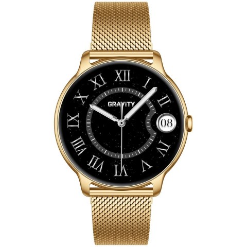 SMARTWATCH DAMSKI GRAVITY GT31-2 - AMOLED, DODATKOWY PASEK (sg052a)