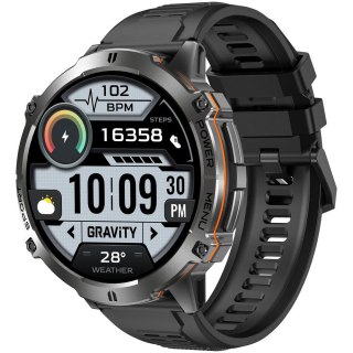 SMARTWATCH MĘSKI GRAVITY GT42-1 - AMOLED, DODATKOWA BRANSOLETA (sg056a)