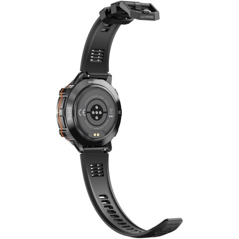 SMARTWATCH MĘSKI GRAVITY GT42-1 - AMOLED, DODATKOWA BRANSOLETA (sg056a)