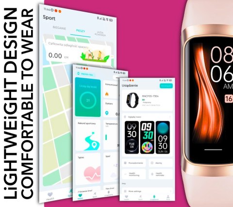 SMARTWATCH DAMSKI GRAVITY GT40-1 - AMOLED (sg045a)