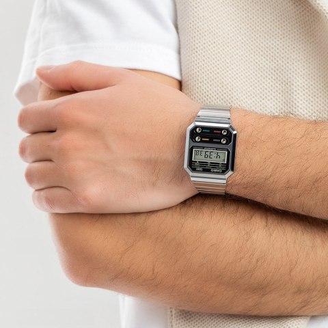 Zegarek Casio Retro Vintage A100WE-1AEF (zd640f) + BOX
