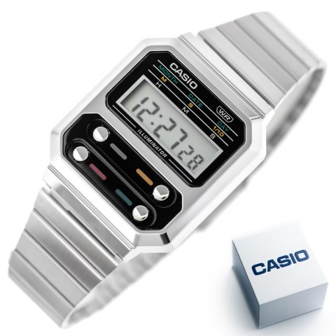 Zegarek Casio Retro Vintage A100WE-1AEF (zd640f) + BOX