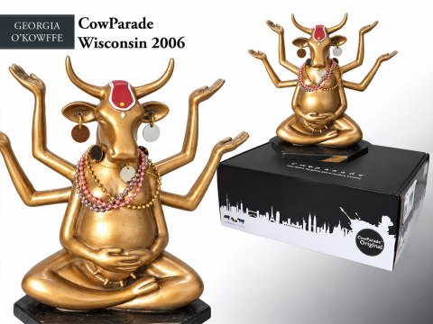 Cow Parade Gala Night/Buddha Cow