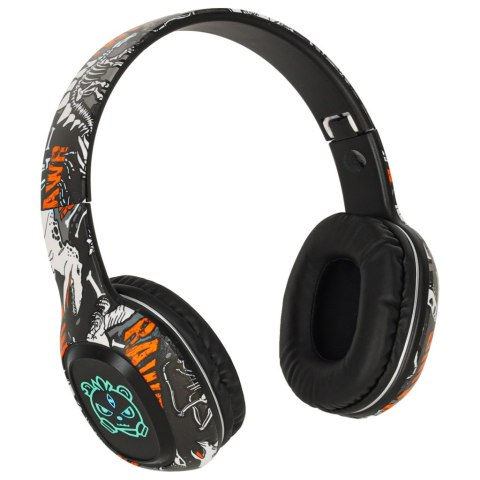 Słuchawki bezprzewodowe nauszne Bluetooth Gaming Sport czarne